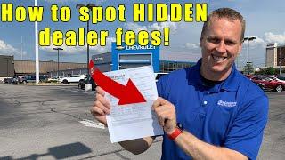 9 fees to NEVER pay a car dealership.  Tips on car buying  how to negotiate and how to buy a car.