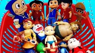 Learn Characters  Toys  Educational Video For Children  ASC  little singham  motu patlu  shiva