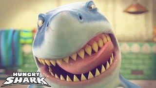 ALL FUNNY SHORTS HUNGRY SHARK EVOLUTION vs WORLD