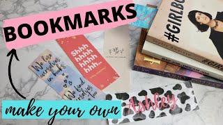 How to make your own DIY BOOKMARKS
