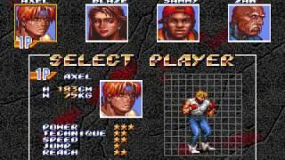 Streets of Rage 3 OST T02 Spinning Machine Player Select