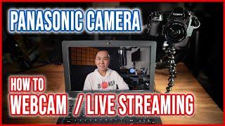 Setup Panasonic Camera for Live Streaming  Webcam  MAC & WINDOWSGH5G9S1S1H..etc