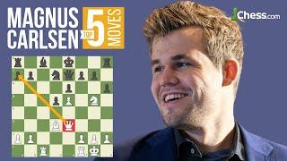 Magnus Carlsens 5 Most Brilliant Chess Moves