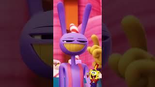 Jax sings SpongeBob Theme Song #cover #remix #meshup #ai #theamazingdigitalcircus #spongebob #funny