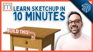 SketchUp Tutorial for Beginners - Learn SketchUp in 10 MINUTES  SketchUp Free 2022