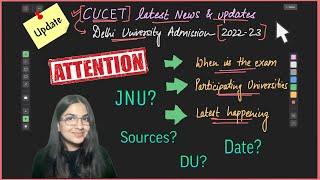 CUCET Latest news 2022  Big update for Delhi University & JNU  List of participating universities