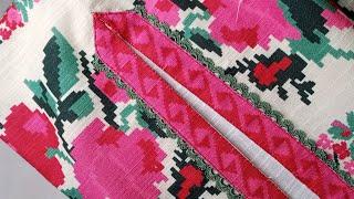 Chak Daman per sidi side lace or border Patti lagany ka tarika chak Daman design