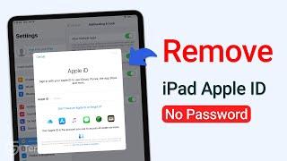 Top 2 How to Remove Apple ID from iPad without Password iPadOS 16&17