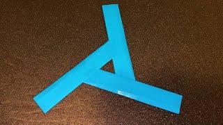 How to make Paper Boomerang EASY that WORKS + Demo