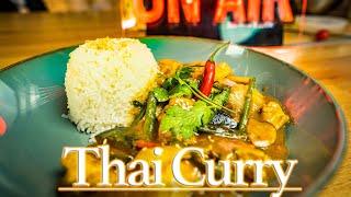 Schnelles Thai Curry mit Hähnchen und Kokosmilch  4K REZEPT