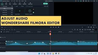 How to Adjust Audio Wondershare Filmora Video Editor
