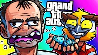 GTA5 Funny Moments - Crystal Heist for Trevor Beach Bums DLC