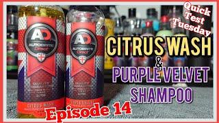 Autobrite Direct Citrus Wash and Purple Velvet Shampoo  Ep014 #carwash #cardetailing #carcare