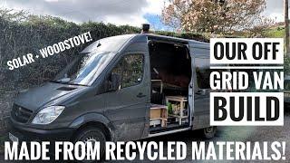 We used *RECYCLED PALLETS* to build our OFF GRID Sprinter Van - A quick update