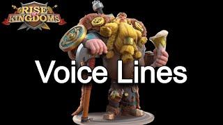 Harald Sigurdsson All Voice Lines - Rise of Kingdoms