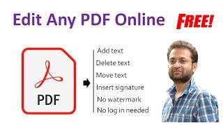 How to edit pdf for free? Free online pdf editor