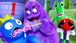 GRIMACE SHAKE Vs. BLUE? Rainbow Friends 2 Animation