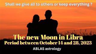 The New Moon in Libra - October 14 2023 - Are we better off together or should we do it alone?