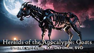 Heralds of the Apocalypse Goats  Stable Video Diffusion XL + Deforum