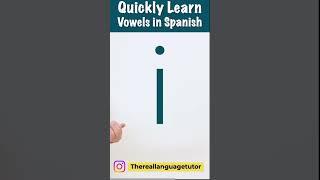 Spanish For Beginners Vowels