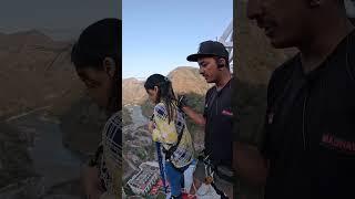 live accident  bungee jumpinggirl bungee jumping #ytshorts #viralshort #bungeejumping #trending