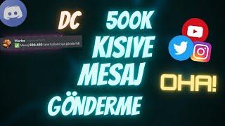 Discord 500 Bin Kişiye Mesaj Göndermek   Discord Reklam Yapma -Discord Sunucu Büyütme