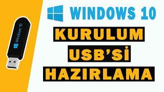 Windows 10 Kurulum USBsi Hazırlama  2021 Güncel