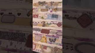 Quick collage snippet rolls using fabric & paper scraps