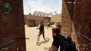 Counter-Strike Source Unreal Engine Remastered 4K Gameplay