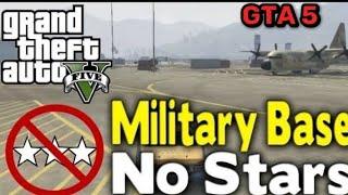 GTA 5 - How to get into Military Base in GTA 5  Military Base  GTA V #militarybase#gta5#gta5online