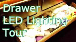Drawer LED lighting Tour