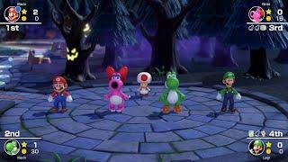 Mario Party Superstars #614 Horror Land Yoshi vs Mario vs Luigi vs Birdo