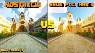 Which Minecraft Shader is Better? Nostalgia vs SEUS PTGI HRR 3 Comparison