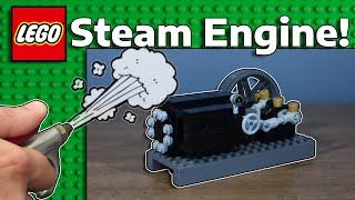 I Built a WORKING LEGO Steam Engine