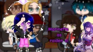 Mlb react to marinette as raiden ei   ●•daylight_mele lazy video  please like a nd subscribe