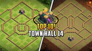 TOP 10 Town Hall 14 TH14 HybridTrophy Base Layout + Copy Link 2024  Clash of Clans