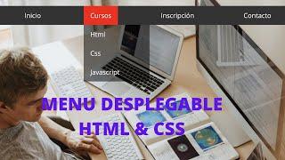 Menú Desplegable  - HTML & CSS