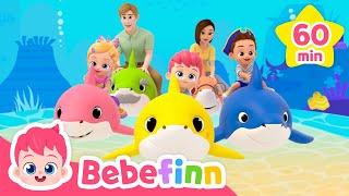 Baby Shark doo doo doo  1 hour with Bebefinn  +Compilation  Nursery Rhymes & Kids Songs