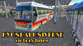 VICTORY LINER BUS - HYUNDAI UNIVERSE NOBLE - FREE DRIVING