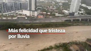 ¡No llovía hace 10 años  Tormenta pone felices a los habitantes de Tamaulipas tras sequía