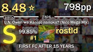 8.48⭐rostld   Nico Nico Douga - U.N. Owen wa Kanojo nanoka? TAG4 #1 798pp 99.85% FC