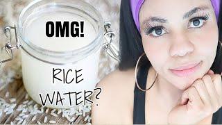 15 Minutes Instant Skin Whitening RICE WATER  BLEACH  For Anti-Aging & DARK CIRCLES - 100% MAGIC