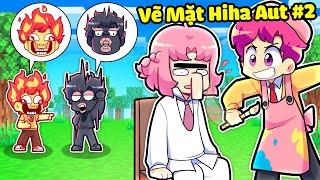 HIHA TRẢ THÙ HIHA AUT BẰNG CÁCH VẼ MẶT BẰNG BẢO BỐI TRONG MINECRAFT*VẼ MẶT HIHA AUT #2 