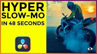 HYPER Slow Motion Effect In 48 SECONDS  DaVinci Resolve 18