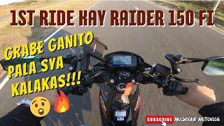 Unang 1st Ride kay RAIDER 150 FI 2024 Grabe Lakas