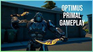 New Optimus Primal Set Gameplay in Fortnite Fortnite x Transformers