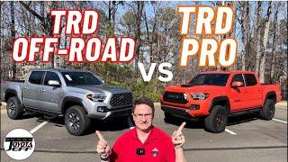 Face-Off 2023 Tacoma TRD Off-Road vs TRD Pro. WHO WINS?