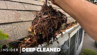 How Clogged Gutters Are Deep Cleaned  Deep Cleaned