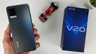 Vivo V20 Unboxing  Hands-On Design Unbox Set Up new Camera Test