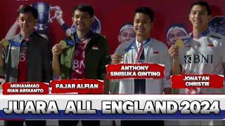 Penantian 30 TahunTunggal Putra JUARA All England 2024